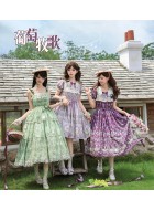 Twilight Crush Grape Pastoral Song JSK and OP(Reservation/3 Colours/Full Payment Without Shipping)